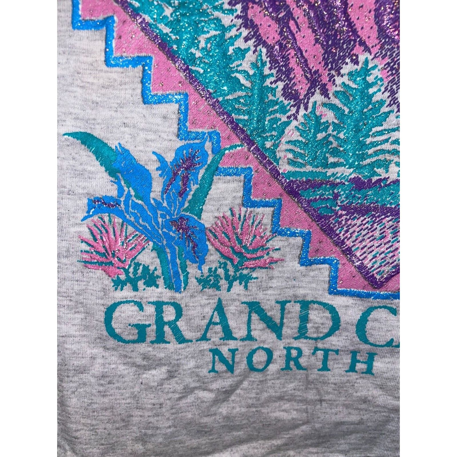Signal Sport Vintage Grand Canyon North Rim Shirt Gray Graphic Tee VTG L Size US L / EU 52-54 / 3 - 4 Thumbnail