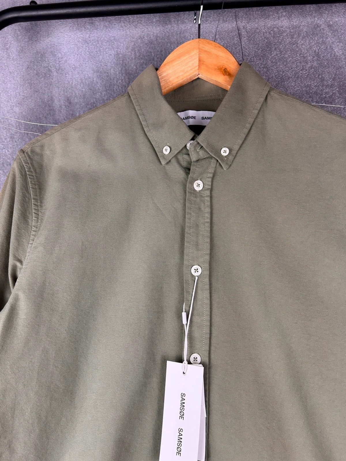 Samsoe Samsoe Samsoe Samsoe Liam BX shirt khaki basic Size US S / EU 44-46 / 1 - 3 Thumbnail