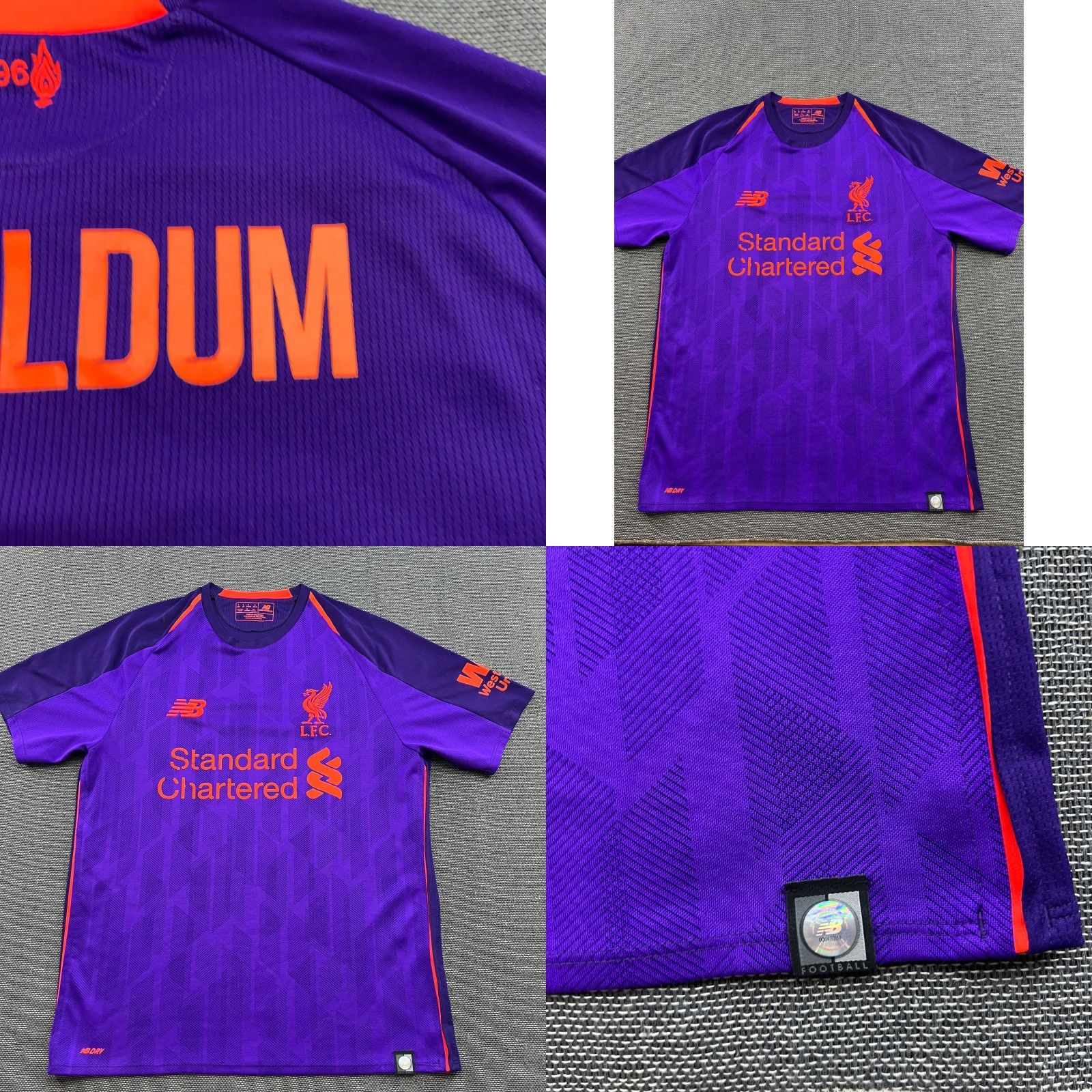 New Balance Liverpool 2018 2019 Away Wijnaldum Football Jersey Mens Small Adult New Balance Size US L / EU 52-54 / 3 - 8 Thumbnail