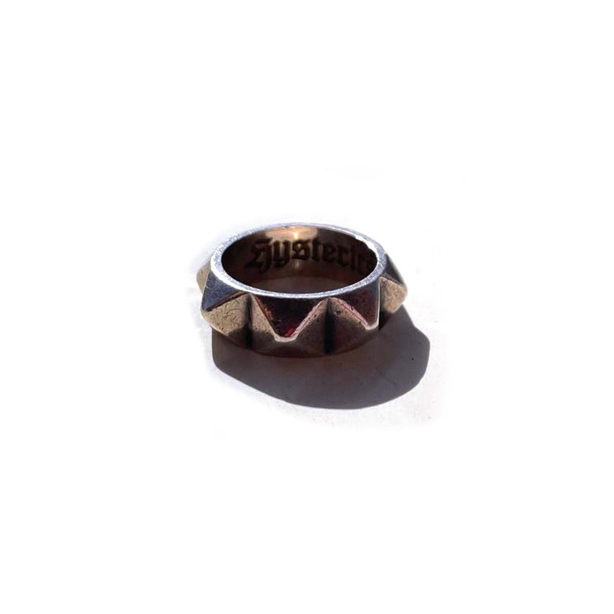 Hysteric Glamour .925 Silver Studded Ring Size ONE SIZE - 2 Thumbnail
