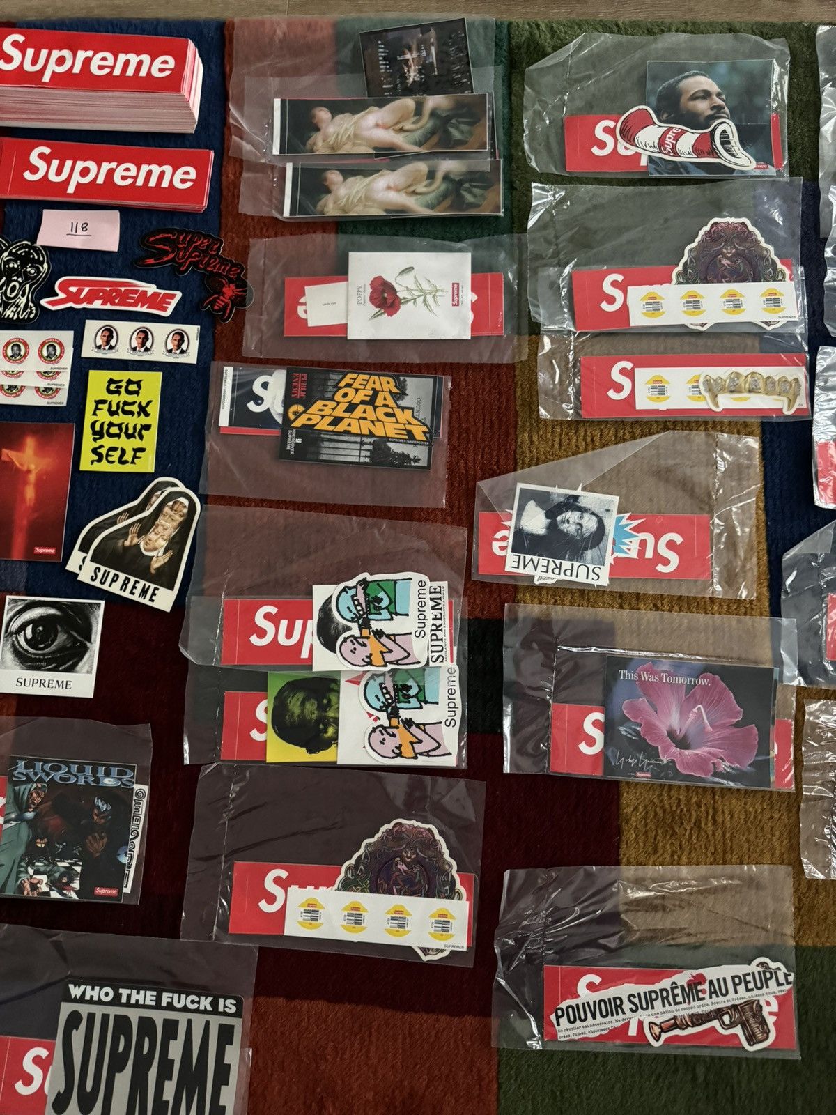 Supreme Supreme Sticker Bundle 250+ Size ONE SIZE - 11 Thumbnail
