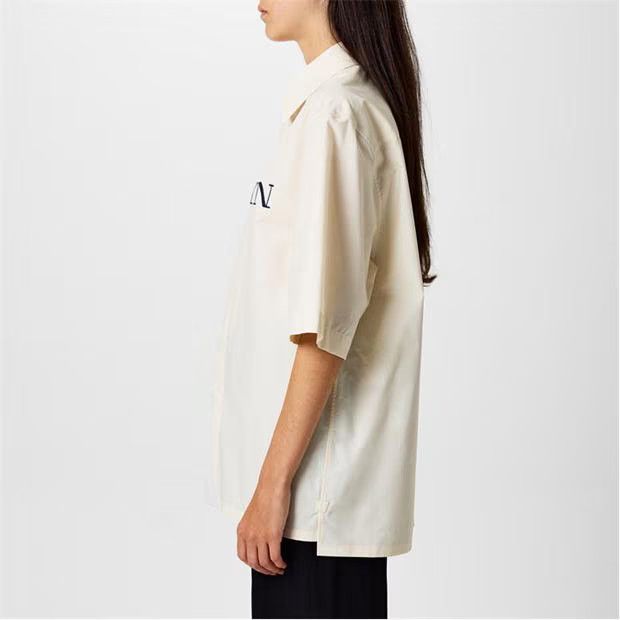 Lanvin o1g2r1mq1024 Shirts in Ecru Size XL / US 12-14 / IT 48-50 - 4 Thumbnail