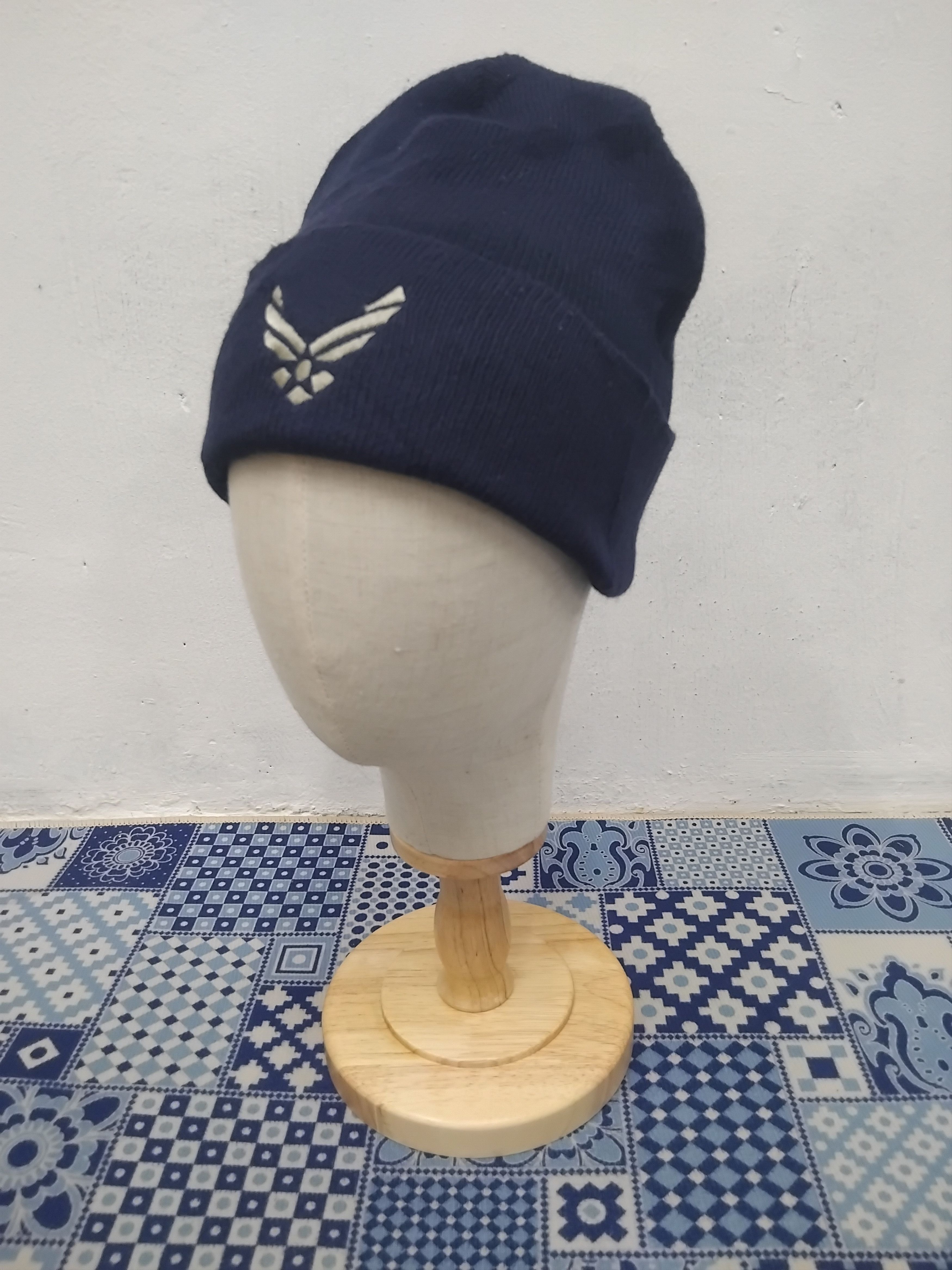 Japanese Brand 💥Us air force blue beanie Size ONE SIZE - 4 Thumbnail