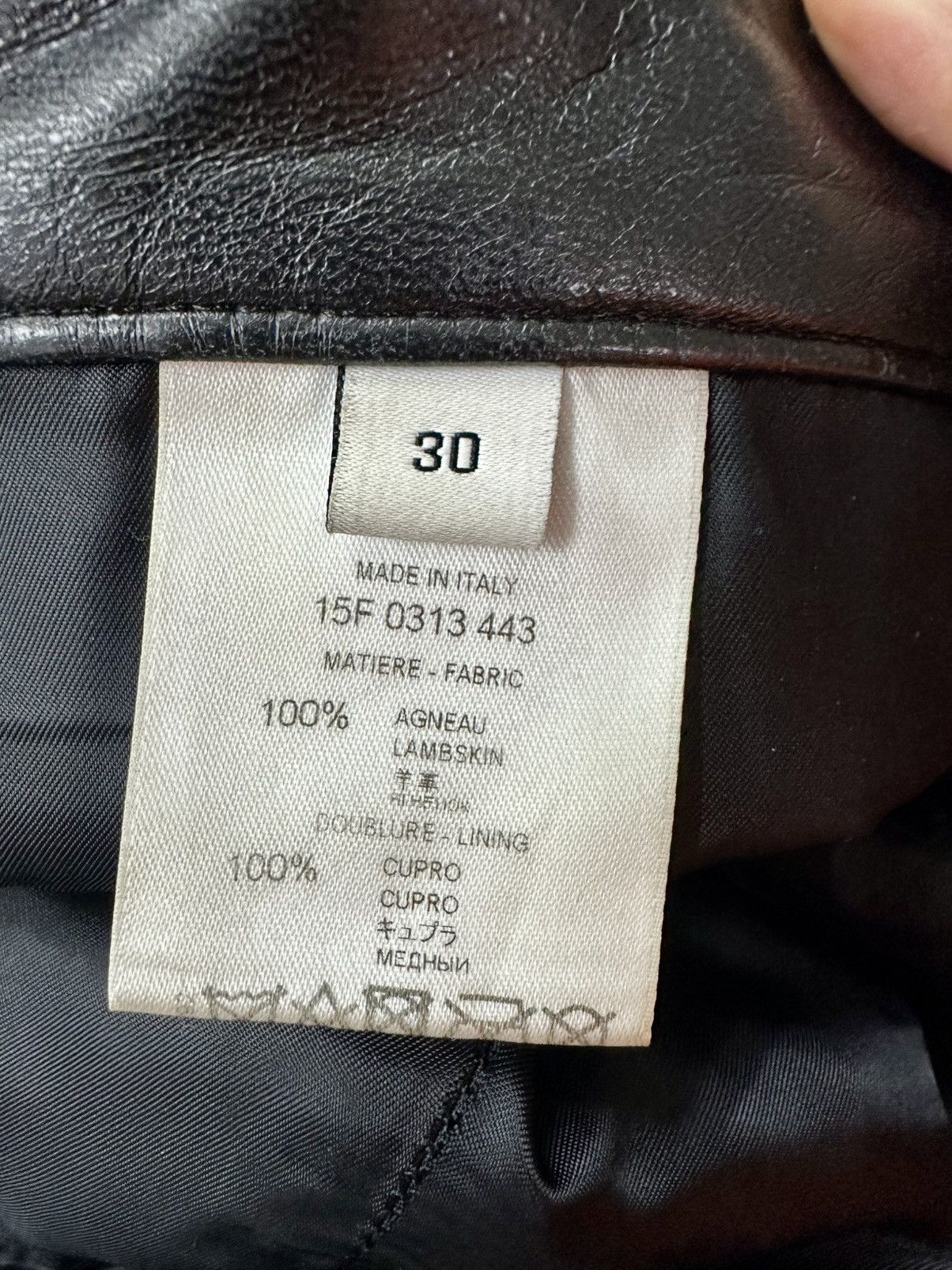 Givenchy Givenchy Riccardo Tischi 3 Star Leather Pants Size US 30 / EU 46 - 11 Thumbnail
