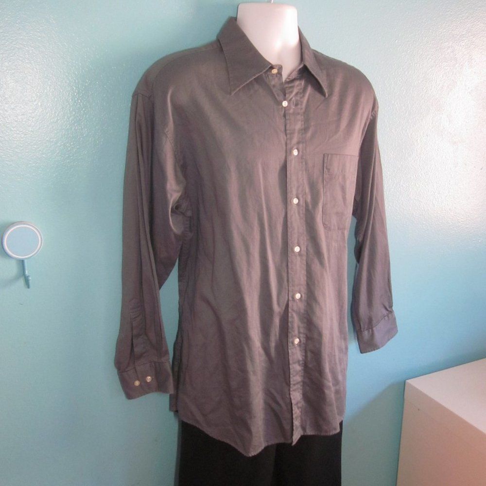 Hiroko Koshino Homme Hiroko Koshino Homme Mens Gray Shirt Size LL Fits L Size US L / EU 52-54 / 3 - 7 Thumbnail