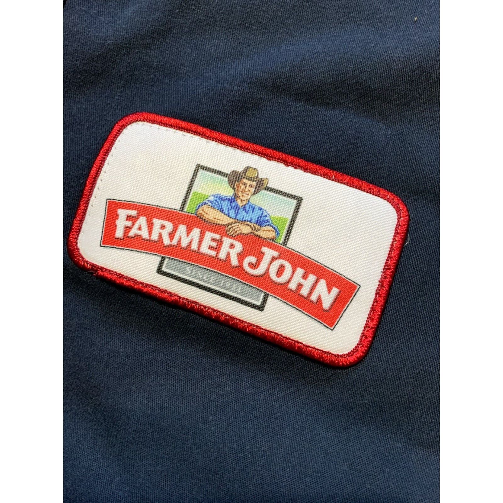 Red Kap VINTAGE Red Kap Farmer John Quilted Lined Navy Blue Employee Work Jacket Sz.S-M Jacket Men Blue Lined Quilted Work Jacket Mens Size US S / EU 44-46 / 1 - 3 Thumbnail