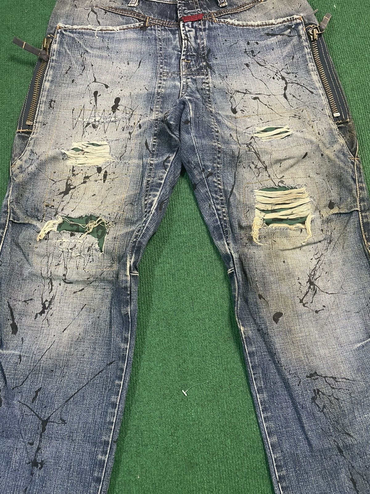 Marithe + Francois Girbaud Distressed Marithe Francois Girbaud Jeans very rare Size US 31 - 5 Thumbnail