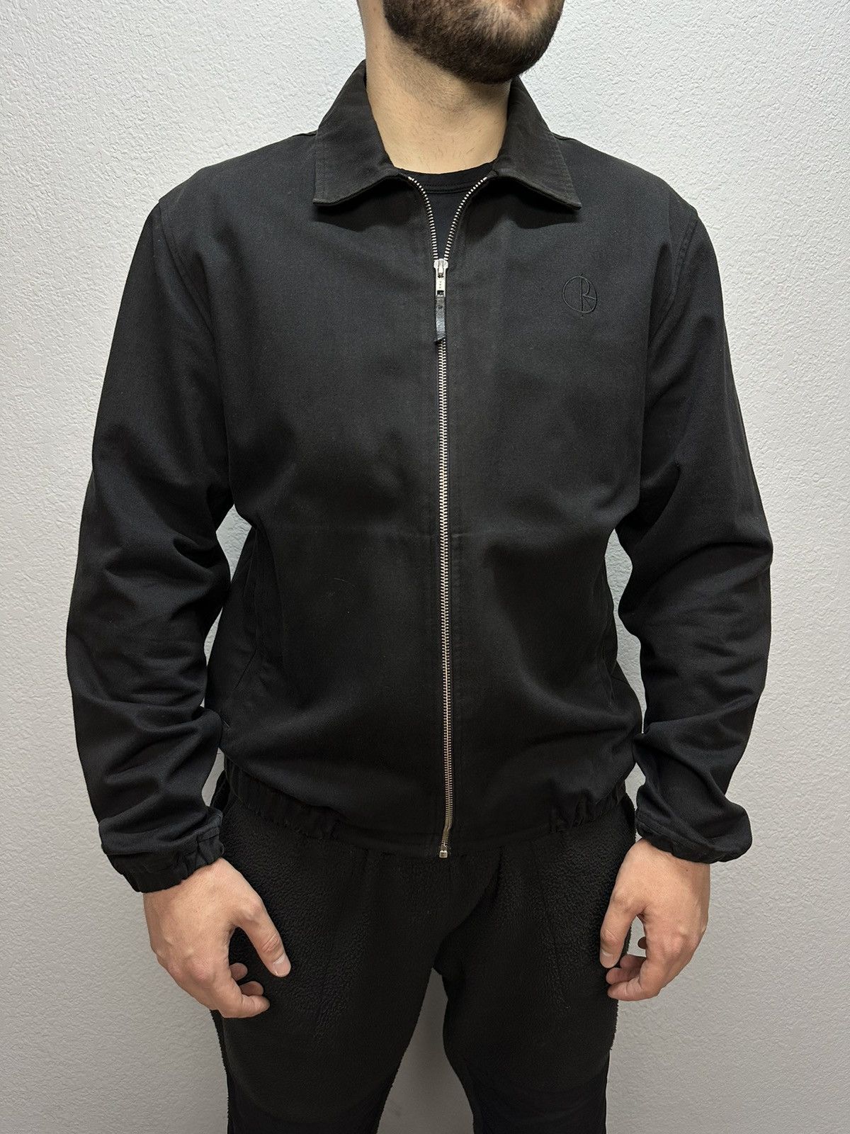 Polar Skate Co. × Vintage Vintage Polar Skate Bomber Jacket Cotton Black Y2K Archival Size US M / EU 48-50 / 2 - 1 Thumbnail