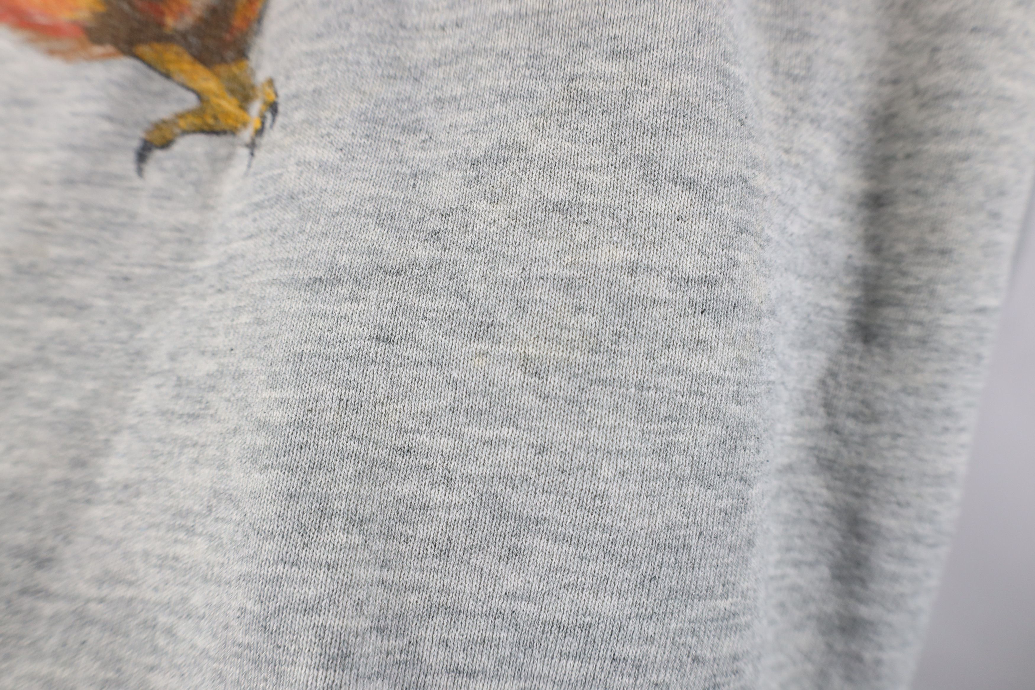 Vintage Vintage 70s 80s Streetwear Nature Eagle Sweatshirt Gray Size US M / EU 48-50 / 2 - 9 Thumbnail