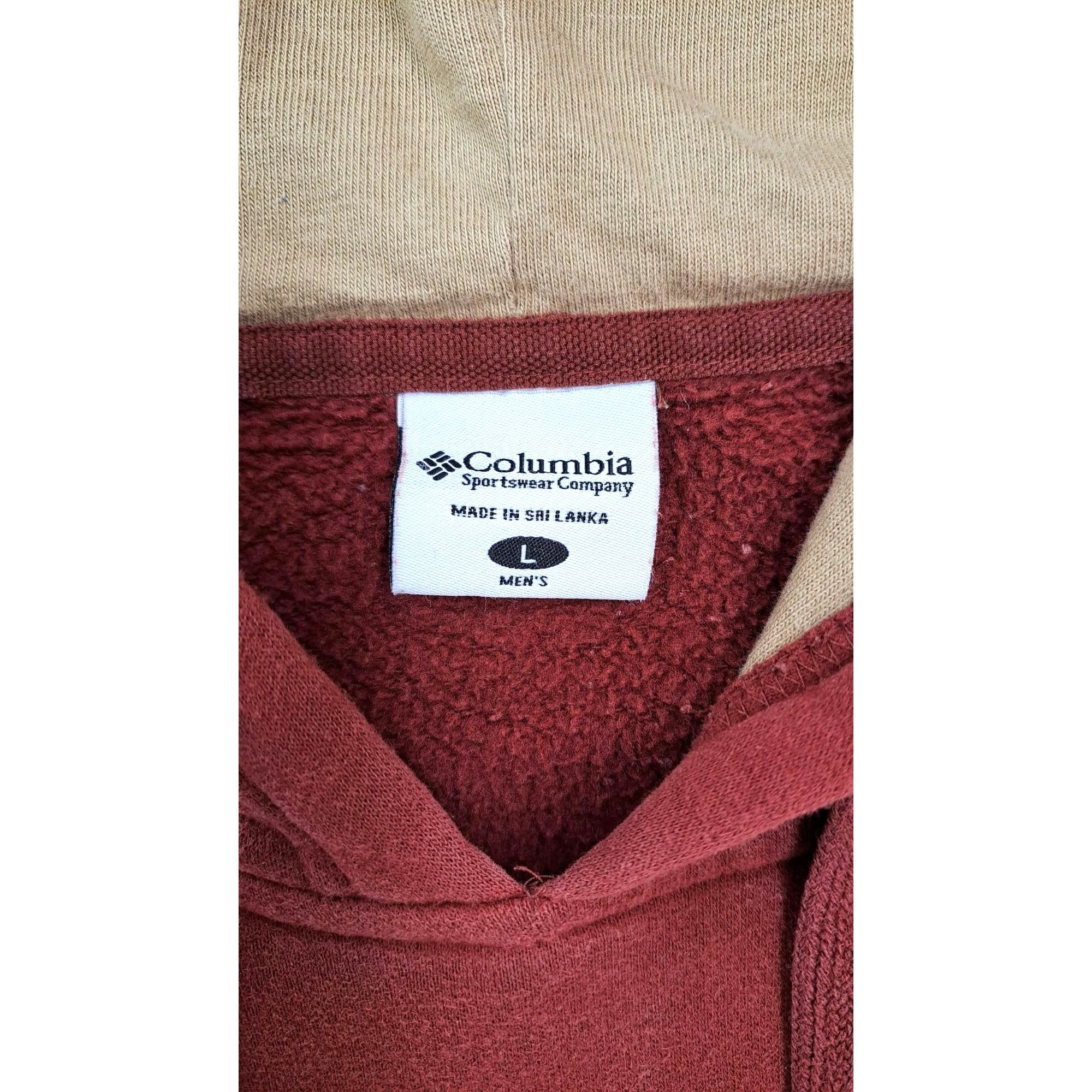 Columbia Columbia Men Size Large Two-Tone Rust Beige Pullover Hoodie Size US L / EU 52-54 / 3 - 4 Thumbnail