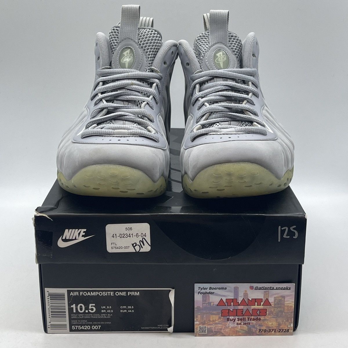 Nike Air foamposite one wolf grey Size US 10.5 / EU 43-44 - 2 Thumbnail