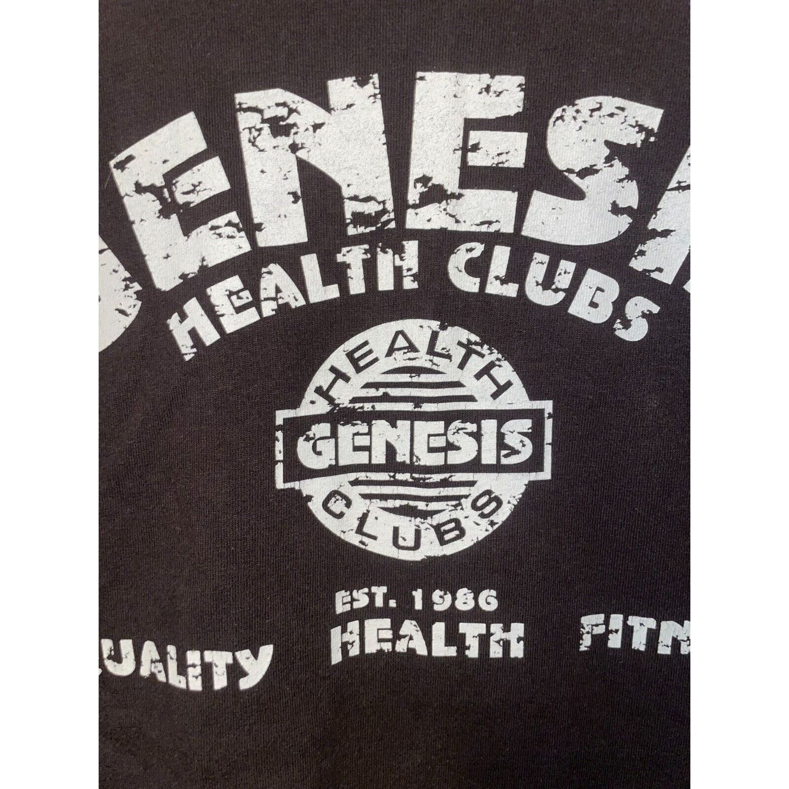 Vintage Vintage Genesis Health Clubs Shirt Brown Graphic Tee L Large Size US L / EU 52-54 / 3 - 2 Thumbnail