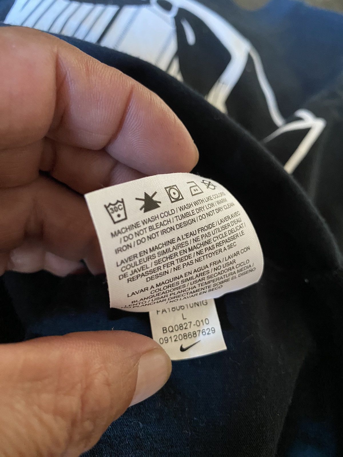 Nike × Off-White × Virgil Abloh Off White x Nike Virgil ‘Logo’ Tuxedo T shirt Size US L / EU 52-54 / 3 - 8 Thumbnail