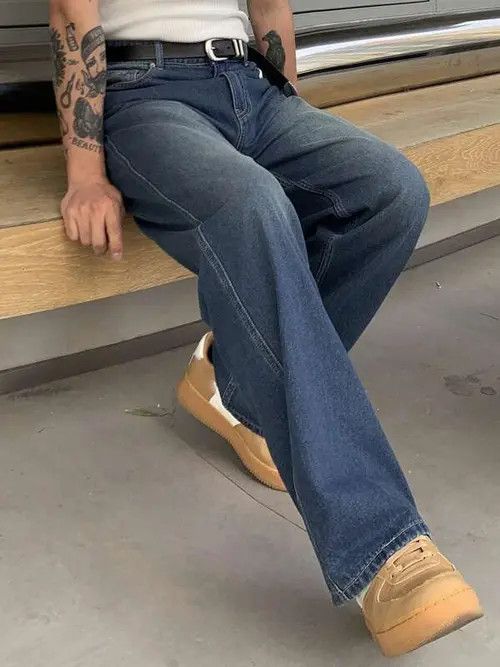 Japanese Brand Kinuka x Riho Baggy Spider DIstressed Jeans Street Size US 32 / EU 48 - 2 Thumbnail