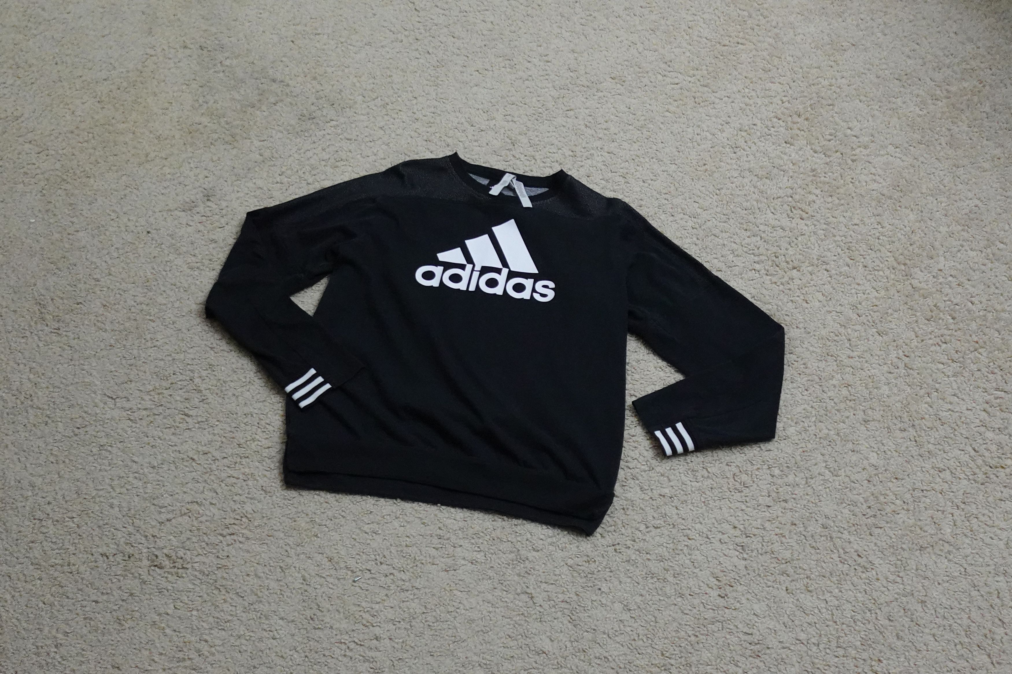 Adidas Adidas Men's Crew Sweater Black Sweatshirts Regular Size US M / EU 48-50 / 2 - 1 Thumbnail