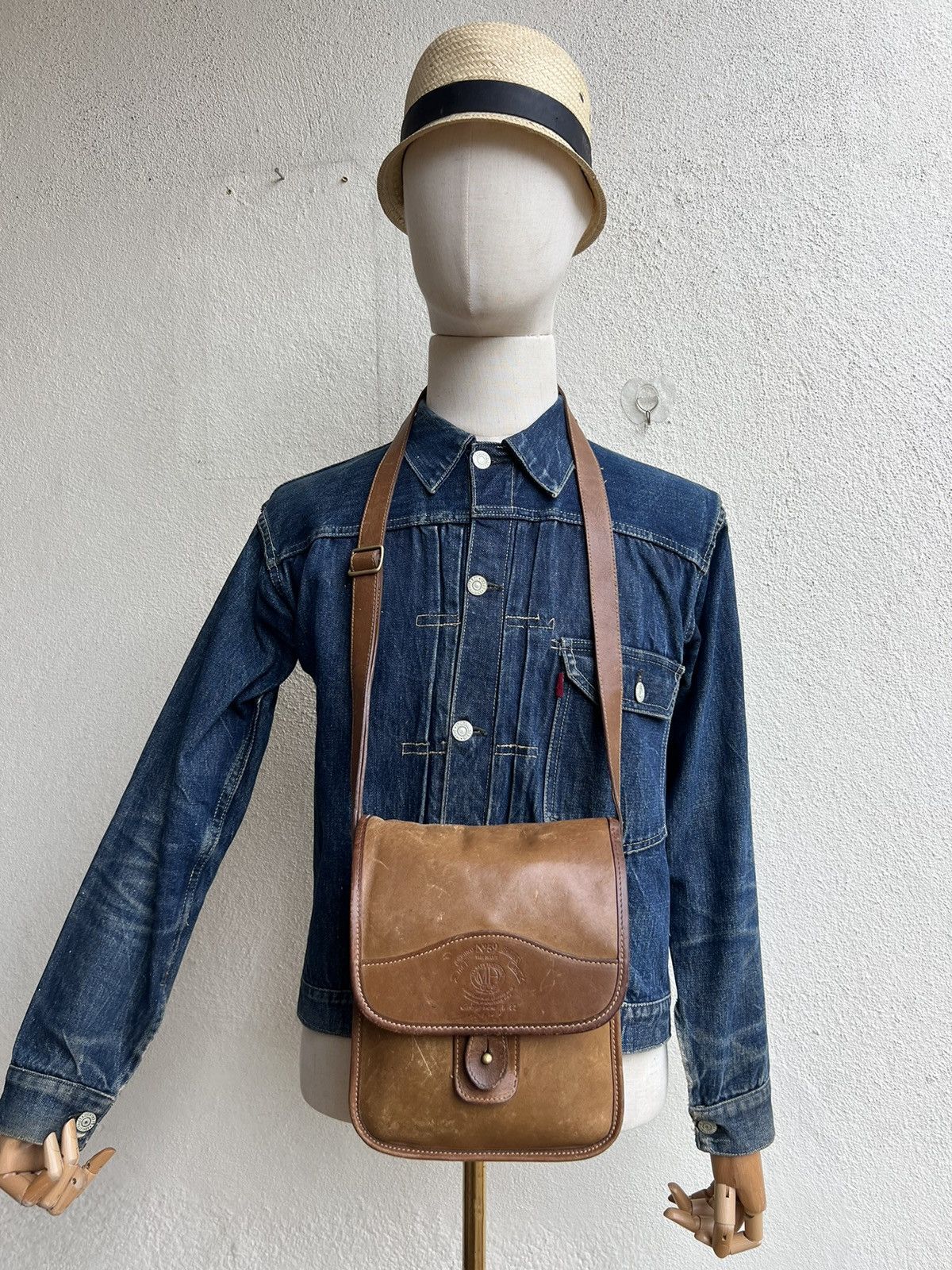Leather × Vintage Vintage Gurkha Marley Hodgson Distressed Leather Bag Size ONE SIZE - 20 Thumbnail