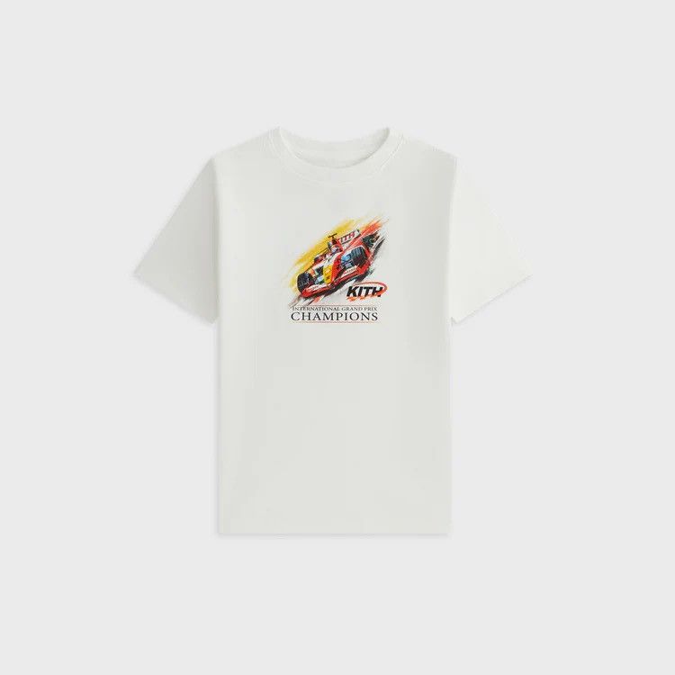 Kith Kith Kids F1 Champion Tee - White - Size 2T Size US XXS / EU 40 - 1 Thumbnail