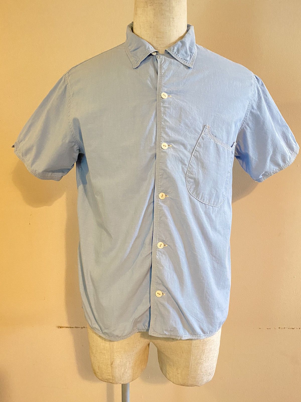 Kapital KAPITAL short-sleeves blue shirt Size US M / EU 48-50 / 2 - 6 Thumbnail