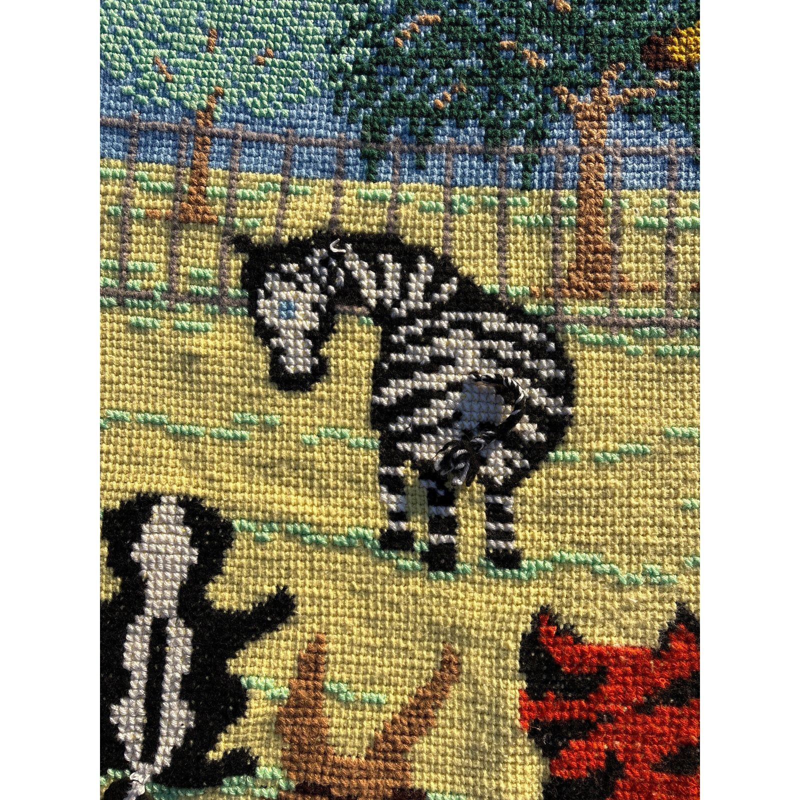 Handmade Animal tails handmade blanket 41x42 crochet knit nursery Size ONE SIZE - 4 Thumbnail