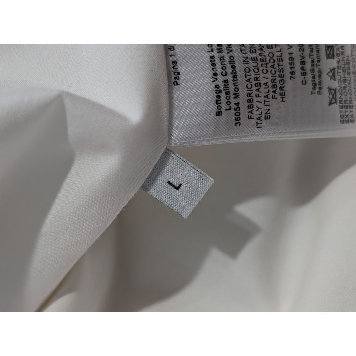 Bottega Veneta o1rshd1 Organic Frosted Poplin Gilet in Chalk Size US L / EU 52-54 / 3 - 16 Thumbnail