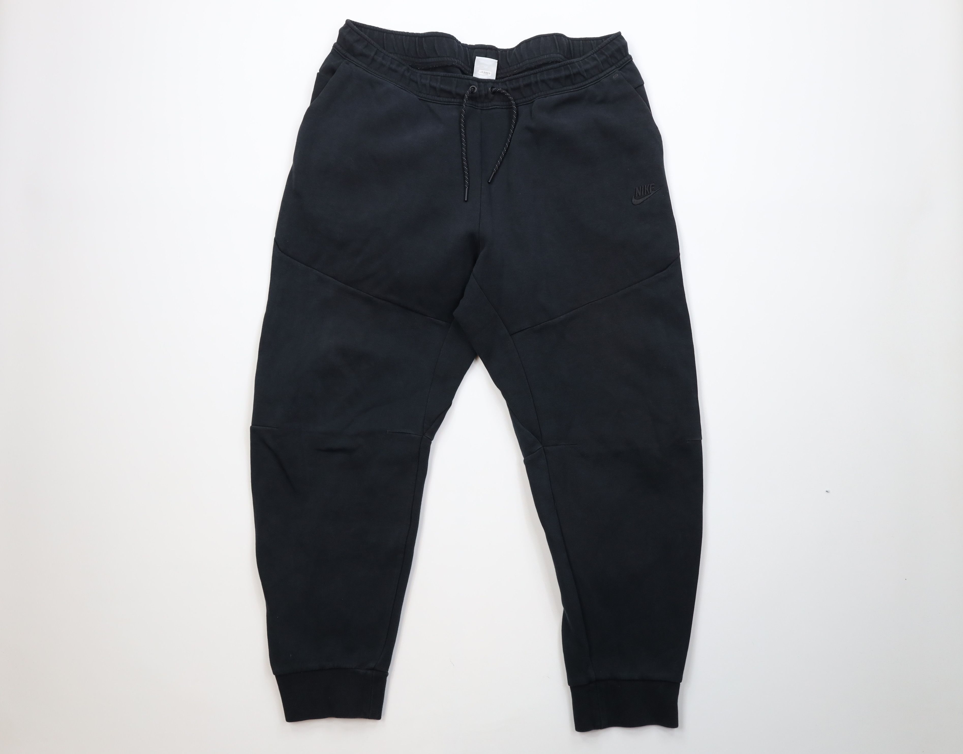 Nike Nike Tech Fleece Spell Out Cuffed Sweatpants Joggers Black Size US 40 / EU 56 - 1 Thumbnail