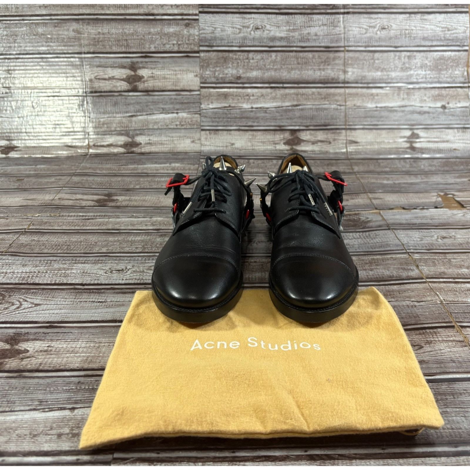 Acne Studios Acne Studios Derby Oxfords shoes size 39 US 8.5 color black Size US 8.5 / IT 38.5 - 3 Thumbnail