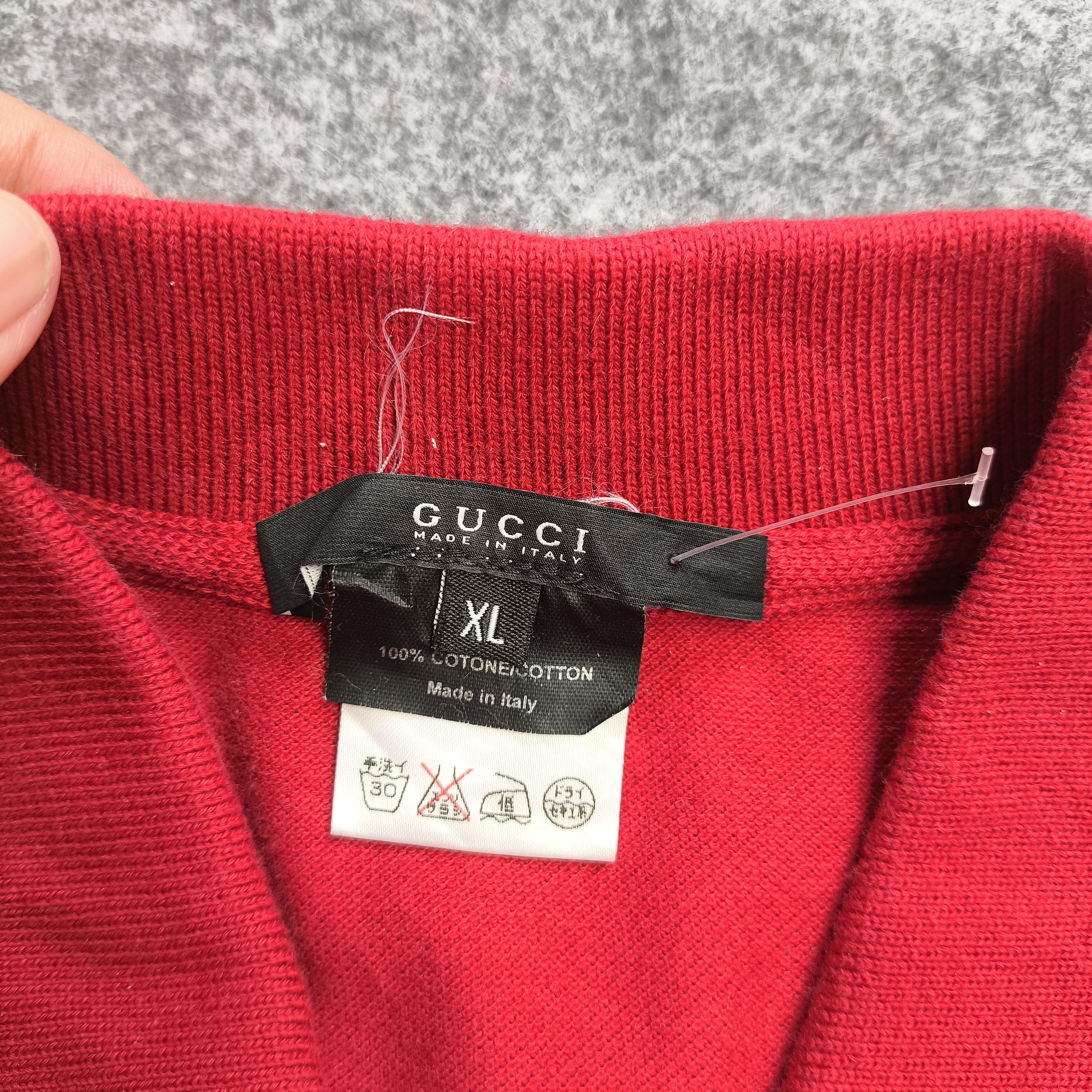Gucci Vtg Gucci polo shirt Size US S / EU 44-46 / 1 - 4 Thumbnail