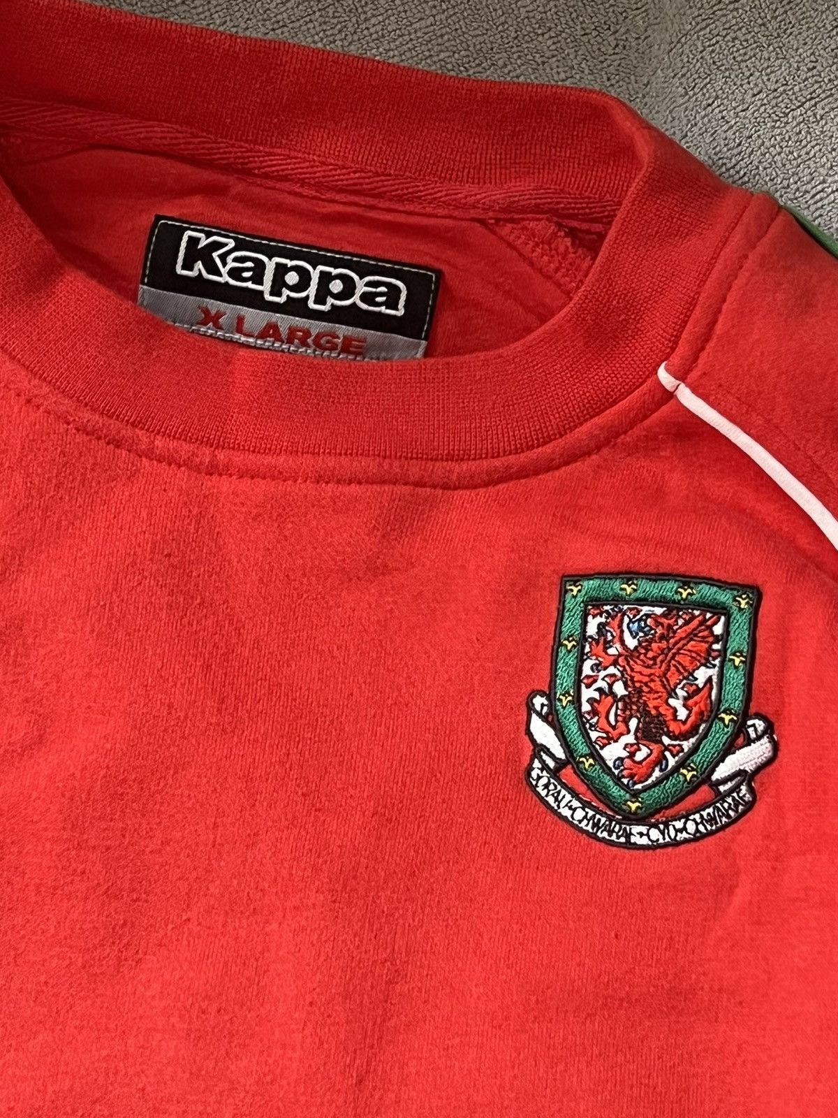 Kappa × Vintage Kappa vintage soccer football sweatshirt wales 2003/05 y2k Size US L / EU 52-54 / 3 - 3 Thumbnail