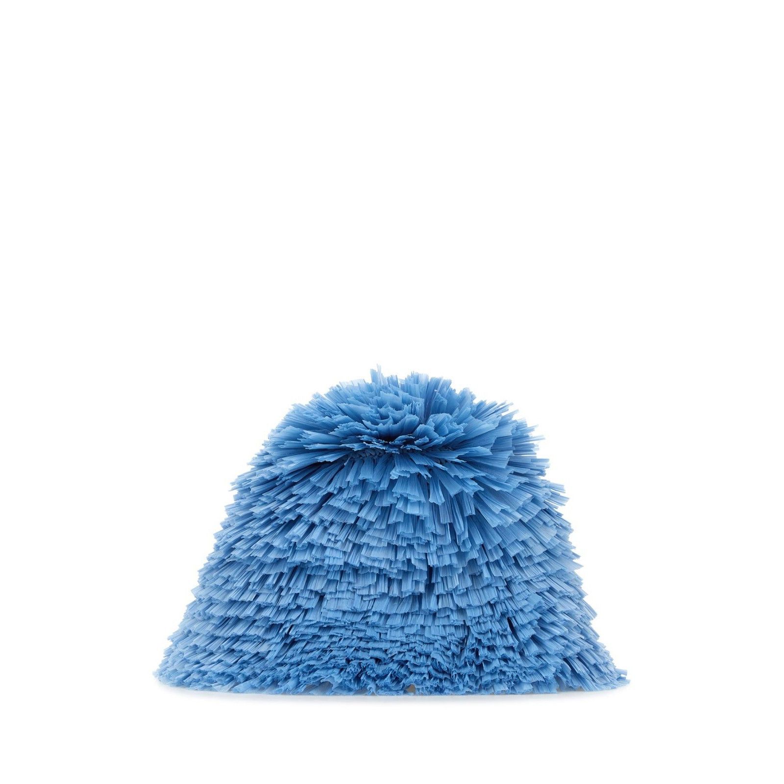 Prada PRADA Blue Embellished Raffia Bucket Hat New & Authentic (Wo Size ONE SIZE - 1 Thumbnail