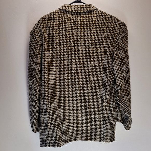 Hugo Boss Hugo boss vintage virgin wool houndstooth jacket - size 50 Size 50R - 2 Thumbnail