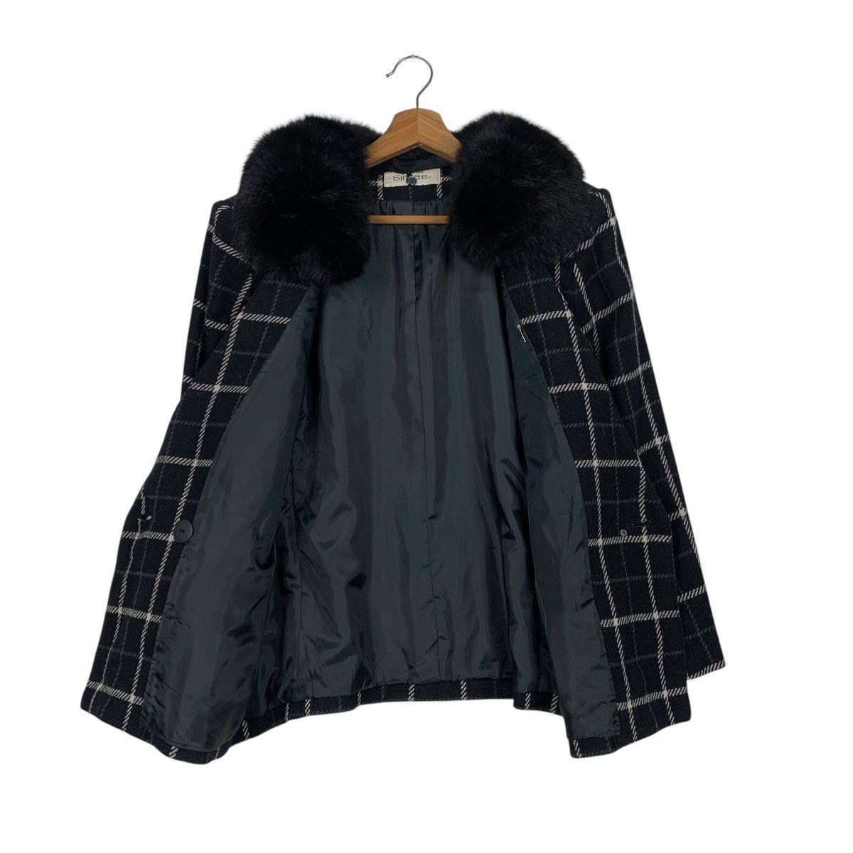 Japanese Brand Japanese Brand Simree Checkered Double Breasted Wool Jacket Size M / US 6-8 / IT 42-44 - 11 Thumbnail