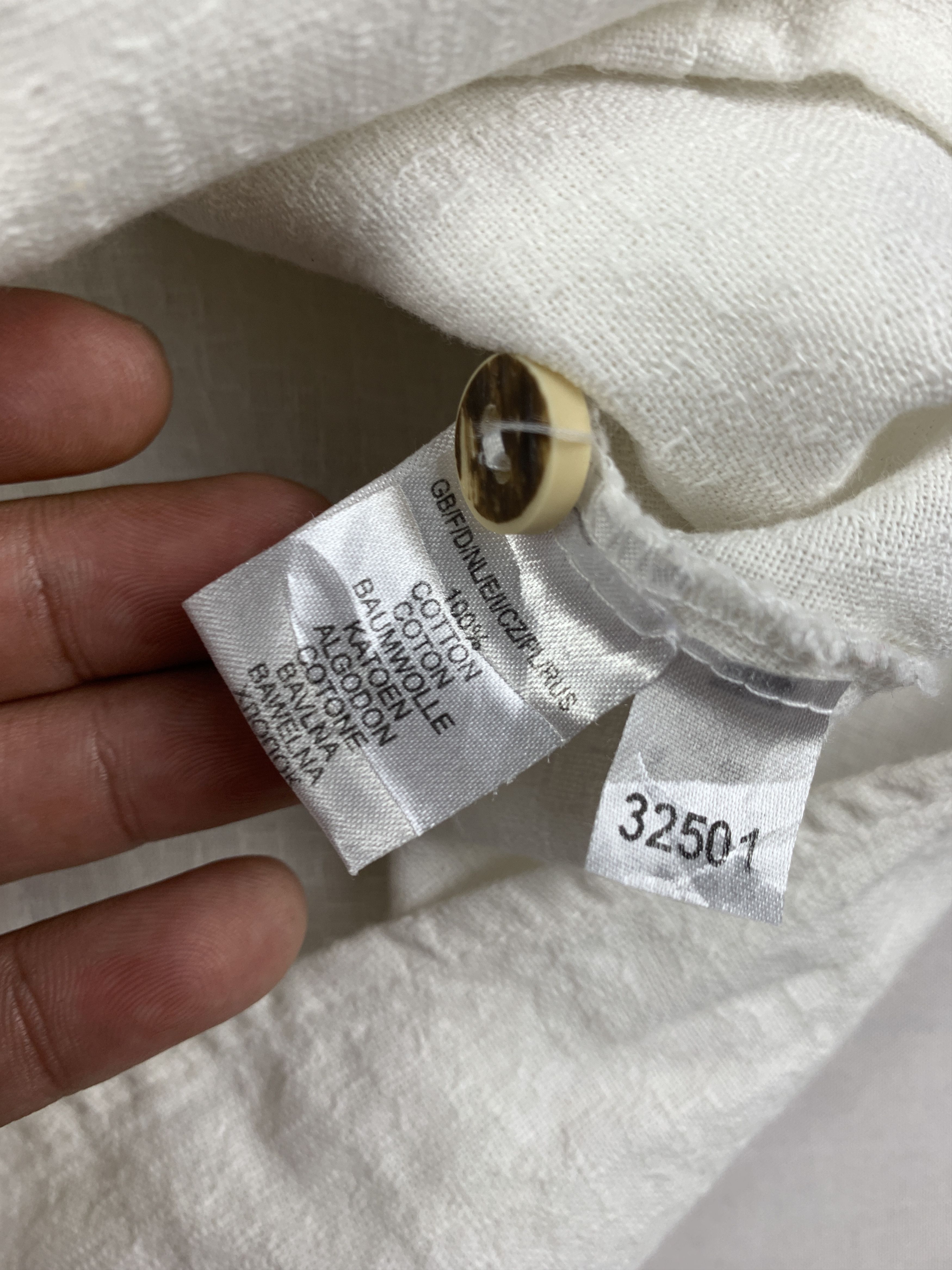 Japanese Brand Trachten White Bohemian Lace Shirt (M) Size US M / EU 48-50 / 2 - 8 Thumbnail