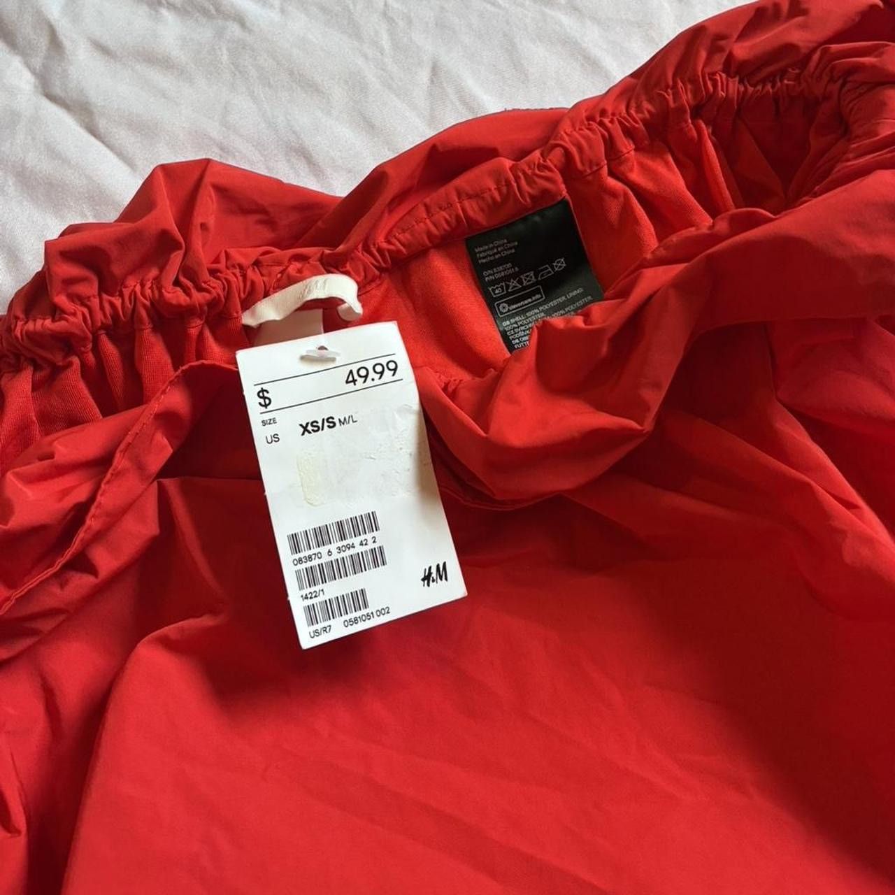 H&M H&M Drawstring Balloon Bubble Mini Skirt Size 30" / US 8 / IT 44 - 4 Thumbnail