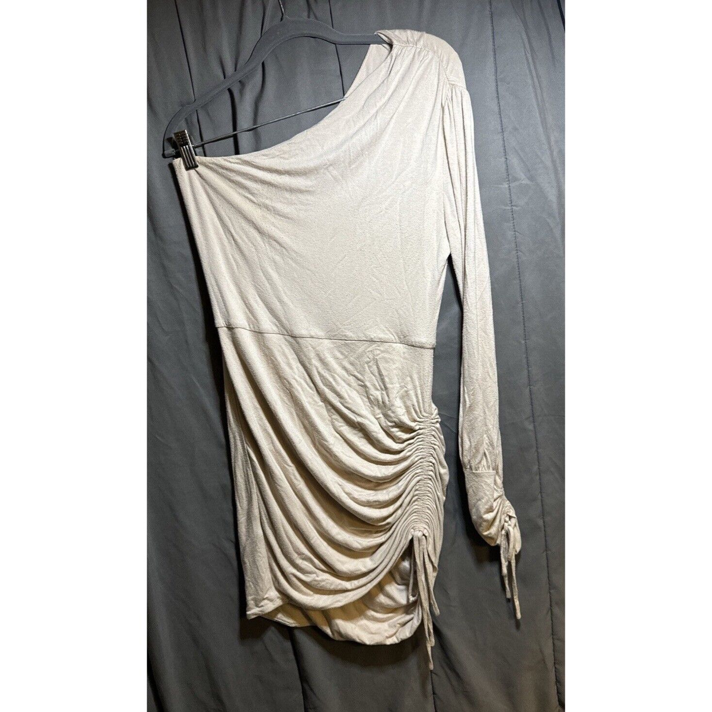 Other Women's One Shoulder Dress Ruched Sides Medium PILLING Size M / US 6-8 / IT 42-44 - 1 Thumbnail
