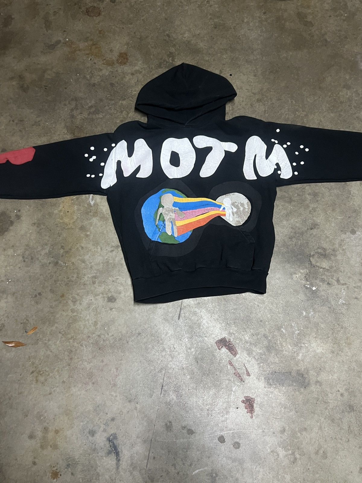 image of Man On The Moon Kid Cudi Hoodie in Black (Size Large)