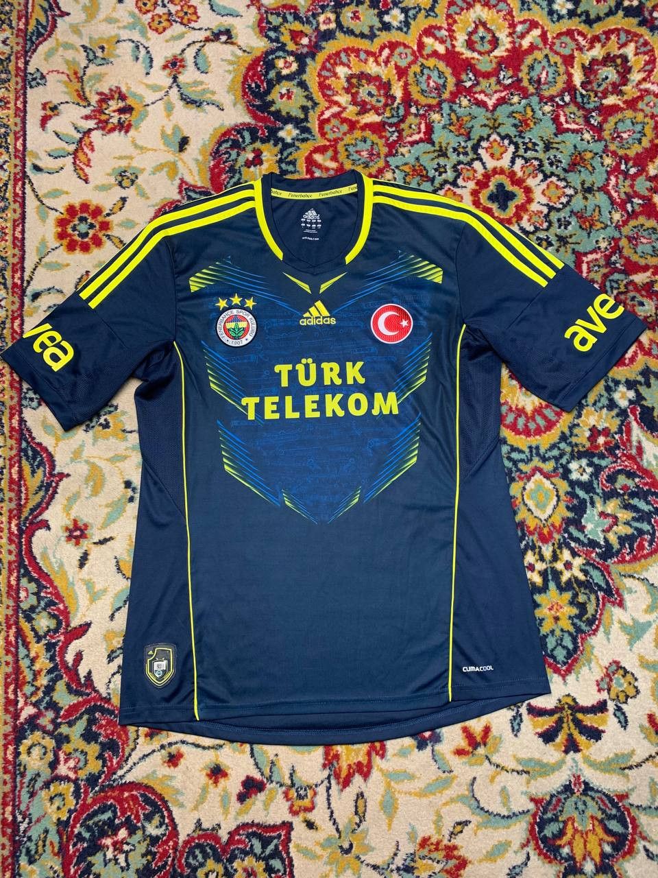 Adidas FENERBAHCE 2013 2014 THIRD FOOTBALL SHIRT SOCCER JERSEY Size US L / EU 52-54 / 3 - 1 Thumbnail