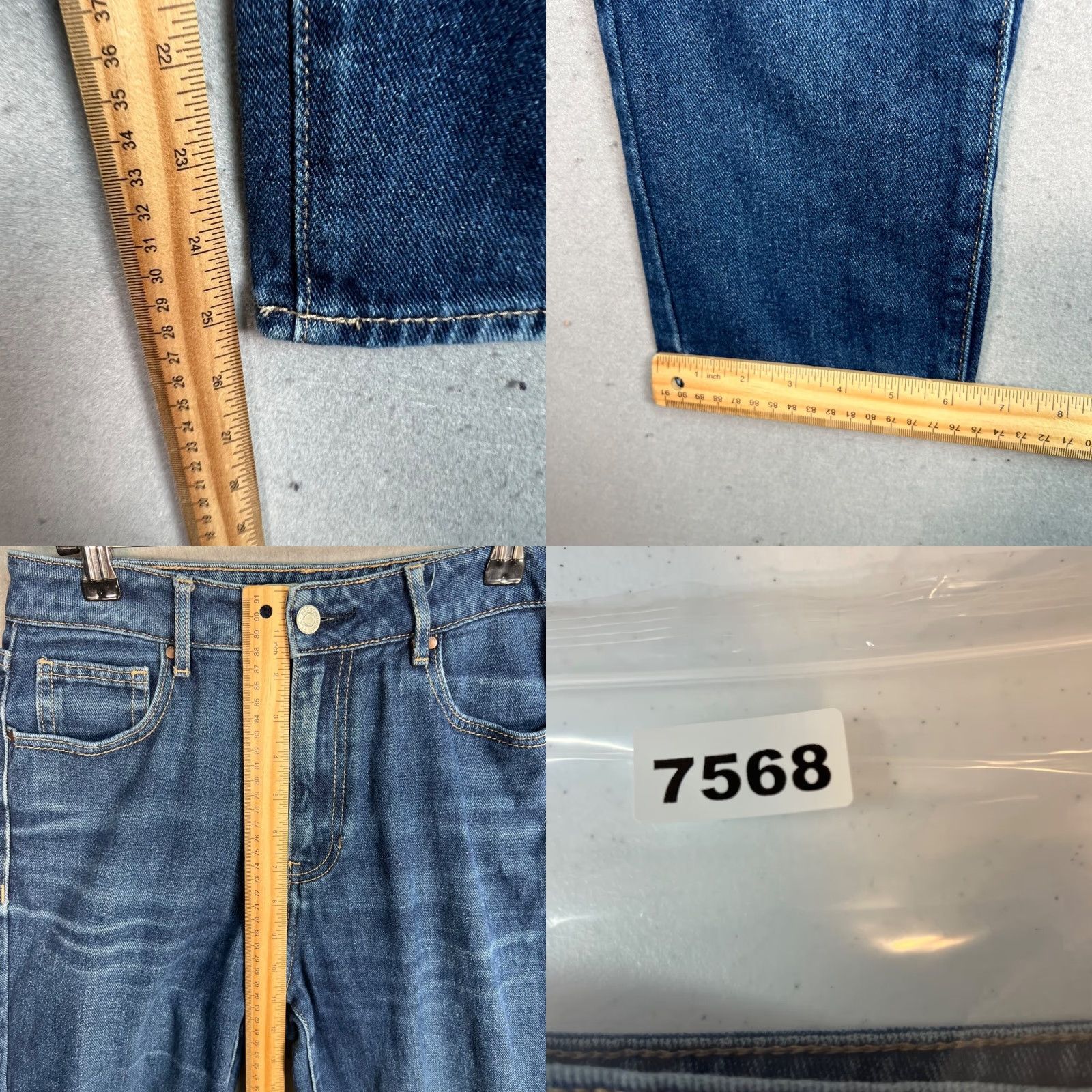Pacsun VINTAGE PacSun Womens Blue Denim Mom Jeans Size 27 100% Cotton Jeans 27 Womens Blue Mom Rise High 100% Cotton PacSun Size 27" / US 4 / IT 40 - 8 Thumbnail