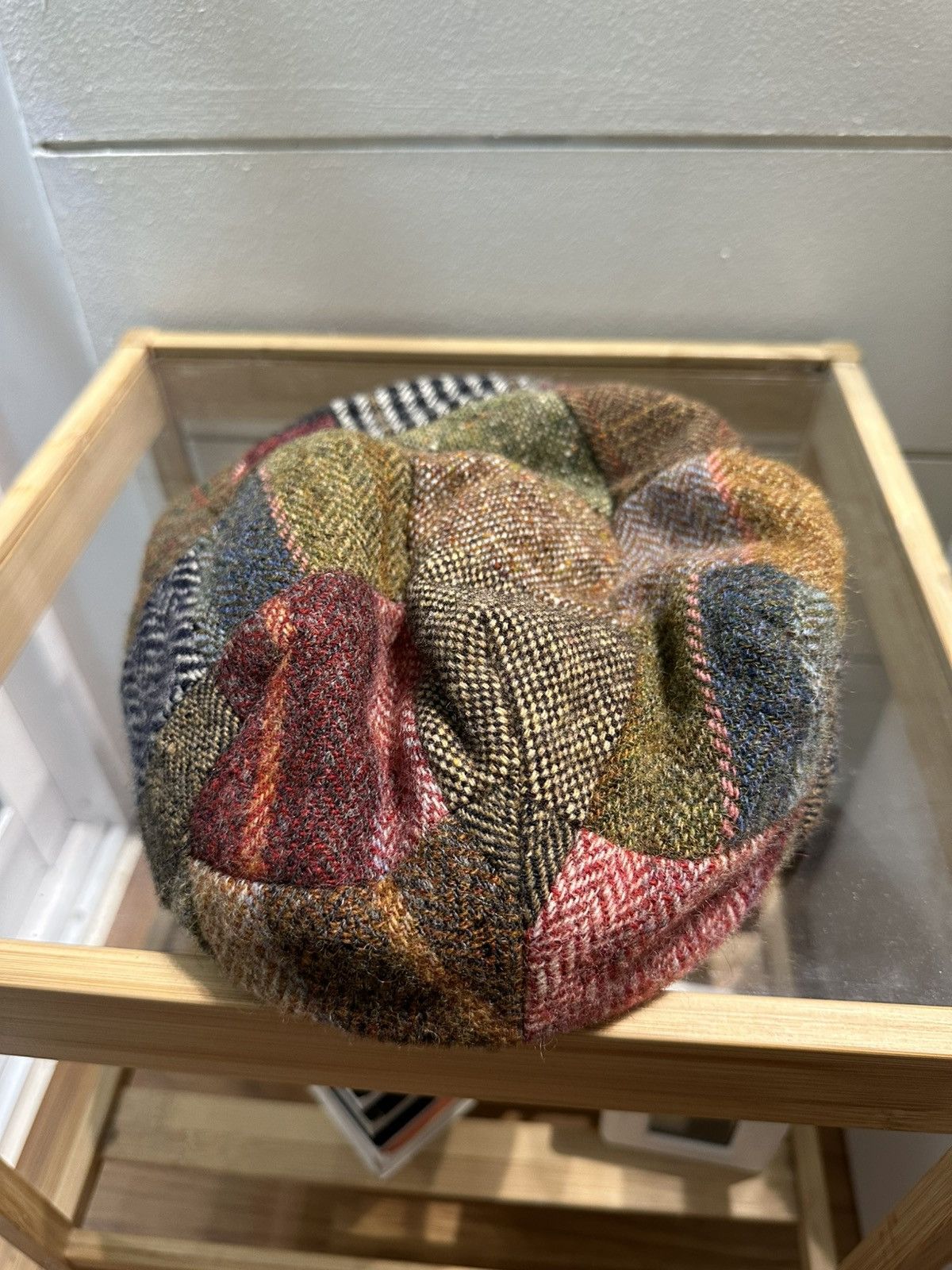 J.Crew J.Crew x John Hanly&Co Patchwork Newsboy Wool Tweed Hats Size ONE SIZE - 8 Thumbnail