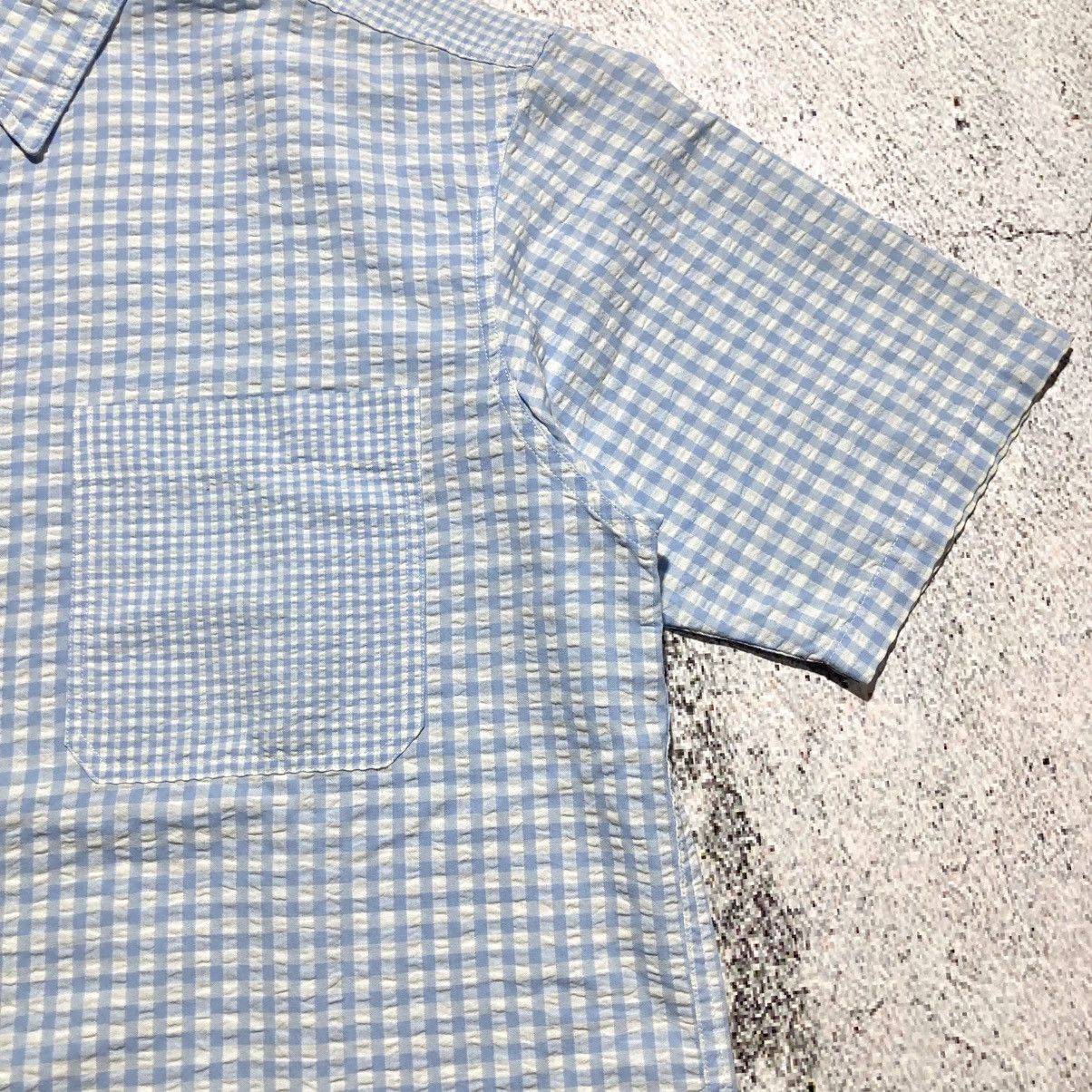Japanese Brand Uniqlo X JW Anderson Square Motif Button Up Shirt Designer Size US XXL / EU 58 / 5 - 4 Thumbnail