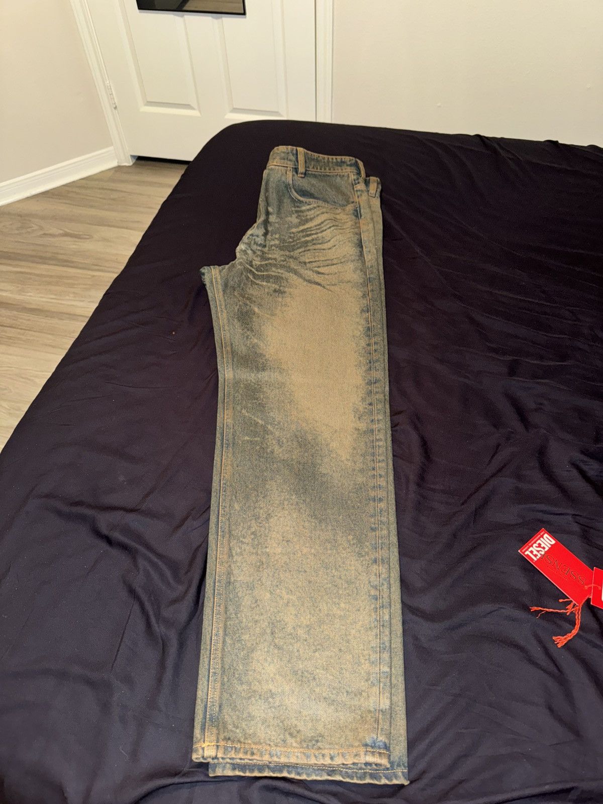 Diesel Diesel Industry Denim Acid wash Distressed Jeans Size US 36 / EU 52 - 5 Thumbnail