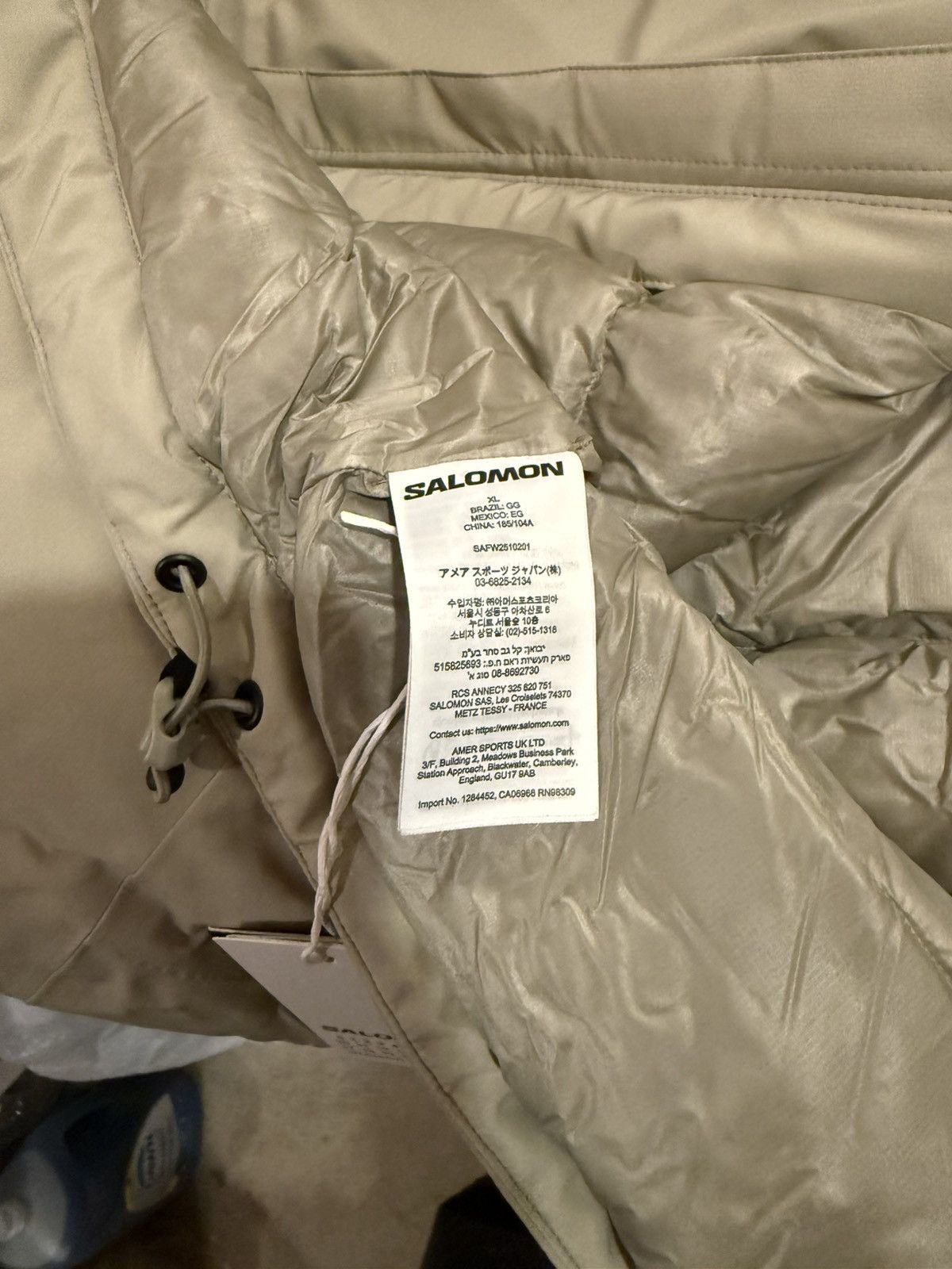 Maison Margiela × Salomon Salomon X MM6 Waterproof Down Parka Size US XL / EU 56 / 4 - 10 Thumbnail