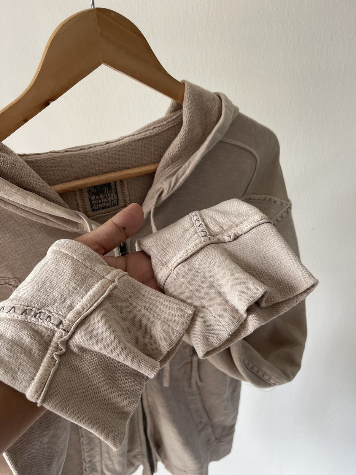 If Six Was Nine × Marithe + Francois Girbaud 2000s Marithe Francois Girbaud Cut & Sew Zip Hoodie Size US S / EU 44-46 / 1 - 10 Thumbnail