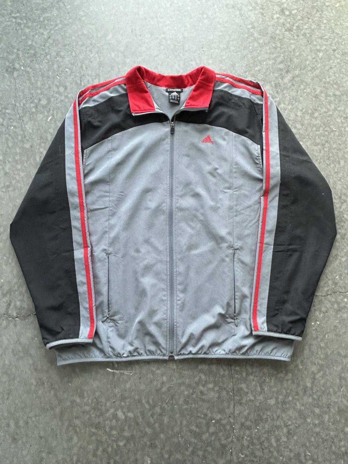 Adidas Vintage Y2K Adidas Track Jacket Baggy Oversized Size US XL / EU 56 / 4 - 1 Thumbnail