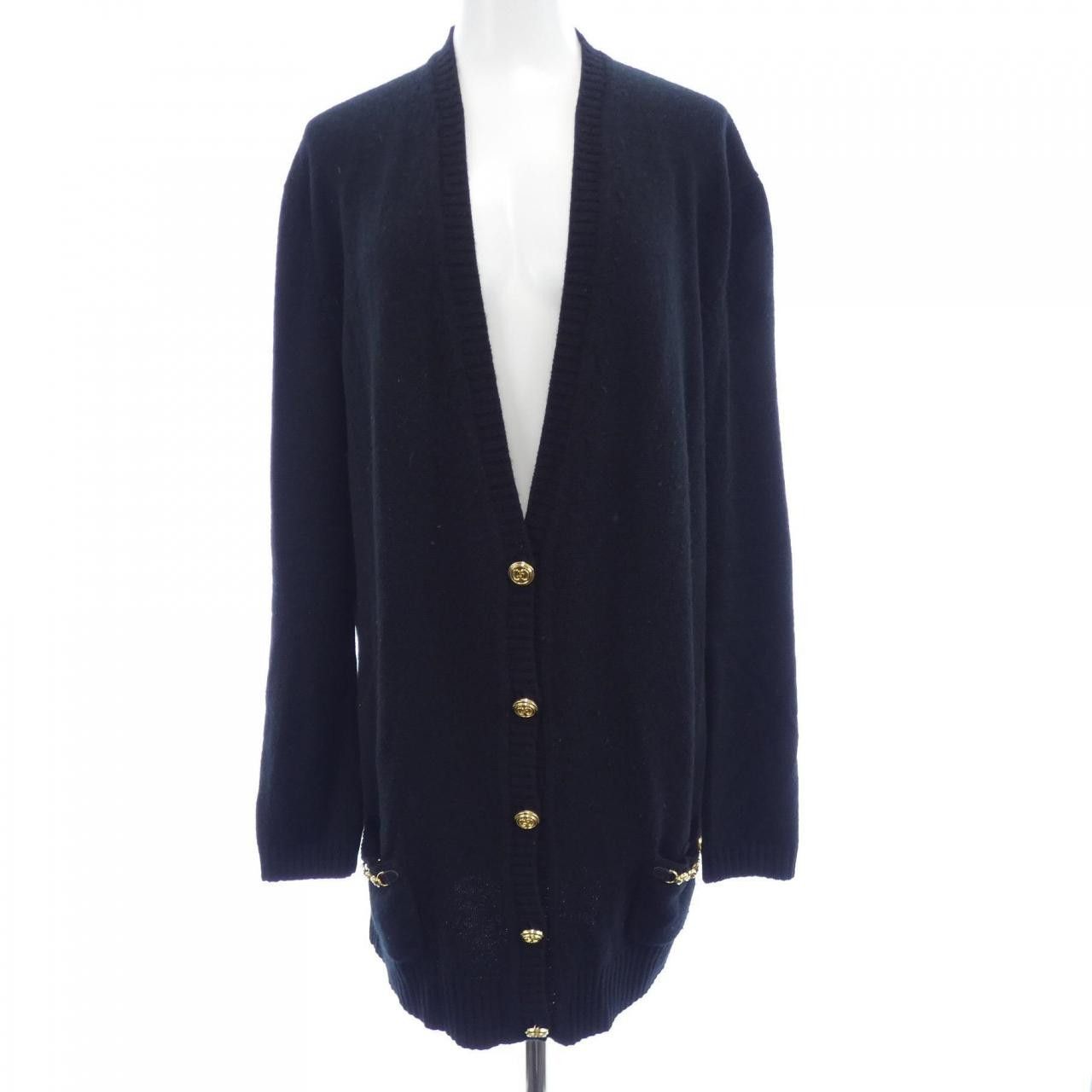 Gucci Gucci Gucci Cashmere Cardigan Textile Tops 678441XKB1R DUTY FREE for USA Size ONE SIZE - 1 Thumbnail