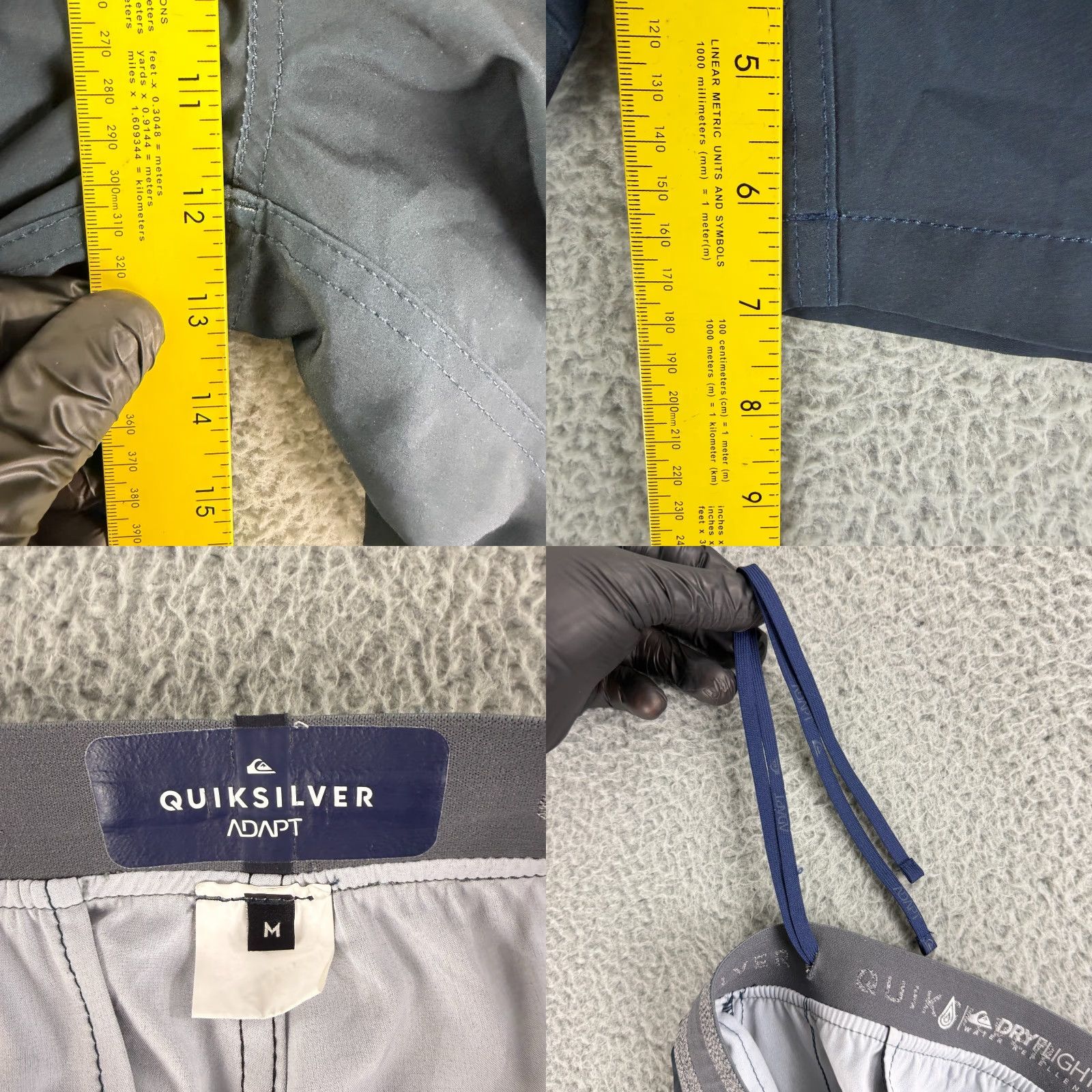 Quiksilver Quiksilver Adapt Amphibian Short Mens Medium Blue Pull On Dry Flight Water Repel Casual Beach Sports Athletic with Pockets Size US 31 - 8 Thumbnail