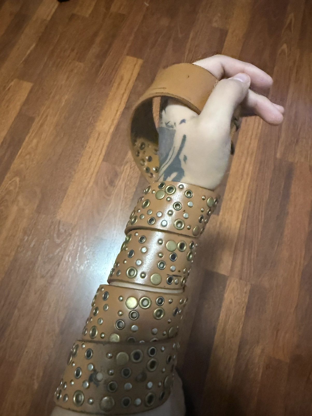Other Studded leather belt Size ONE SIZE - 3 Thumbnail