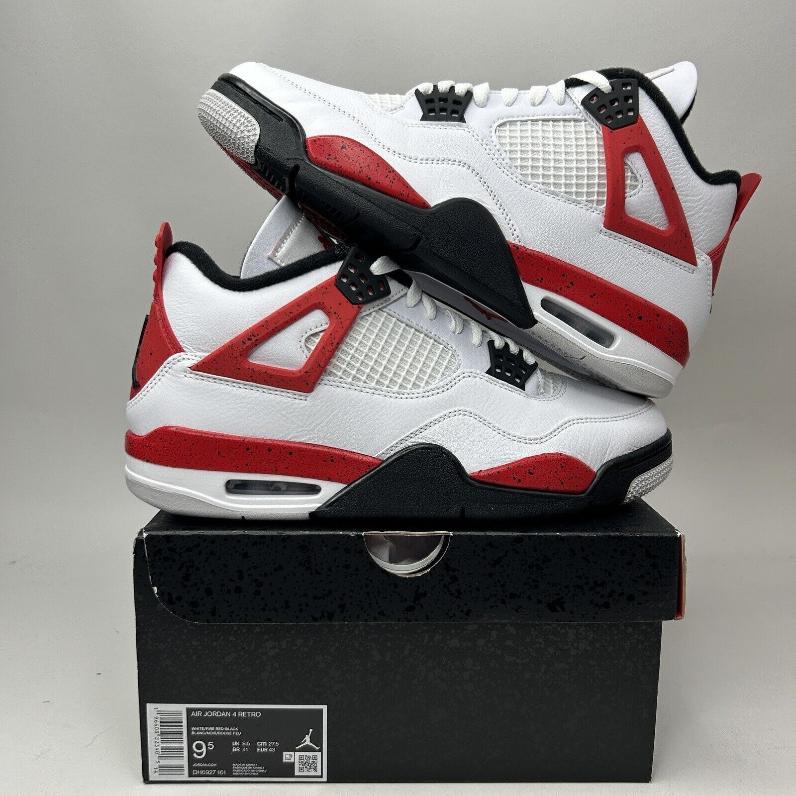 Jordan Brand Nike Air Jordan 4 Retro “Red Cement” 2023 Size US 9.5 / EU 42-43 - 1 Thumbnail