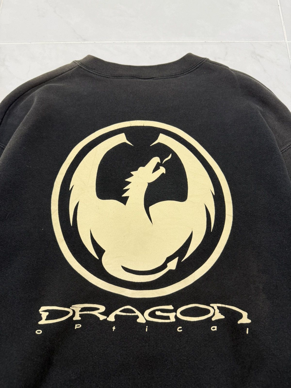 Hook-Ups Vintage 90s DRAGON Skateboard / Powell Peralta Fotl Jumper Size US M / EU 48-50 / 2 - 11 Thumbnail
