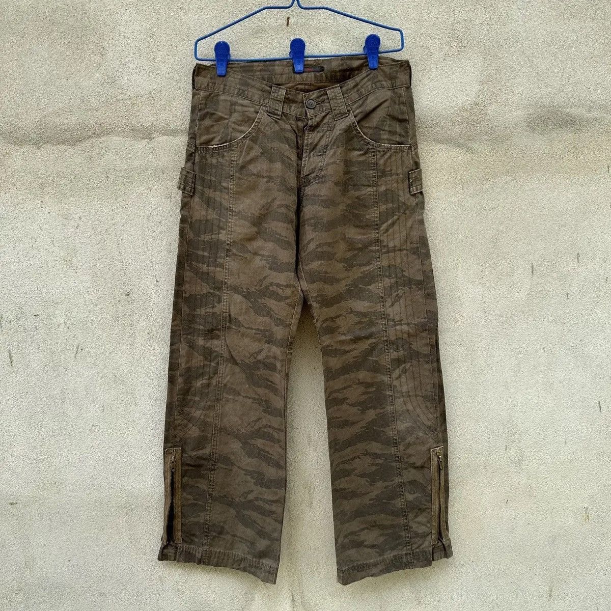 Full Count & Co. RARE‼️1990’s FULLCOUNT 💥UTILITY CAMO TALON ZIPPER LEG PANTS Size US 30 / EU 46 - 1 Thumbnail