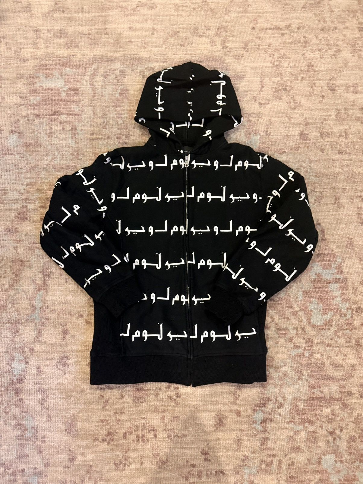 Nom De Guerre Nom De Guerre Arabic black Hoodie Size US M / EU 48-50 / 2 - 1 Thumbnail